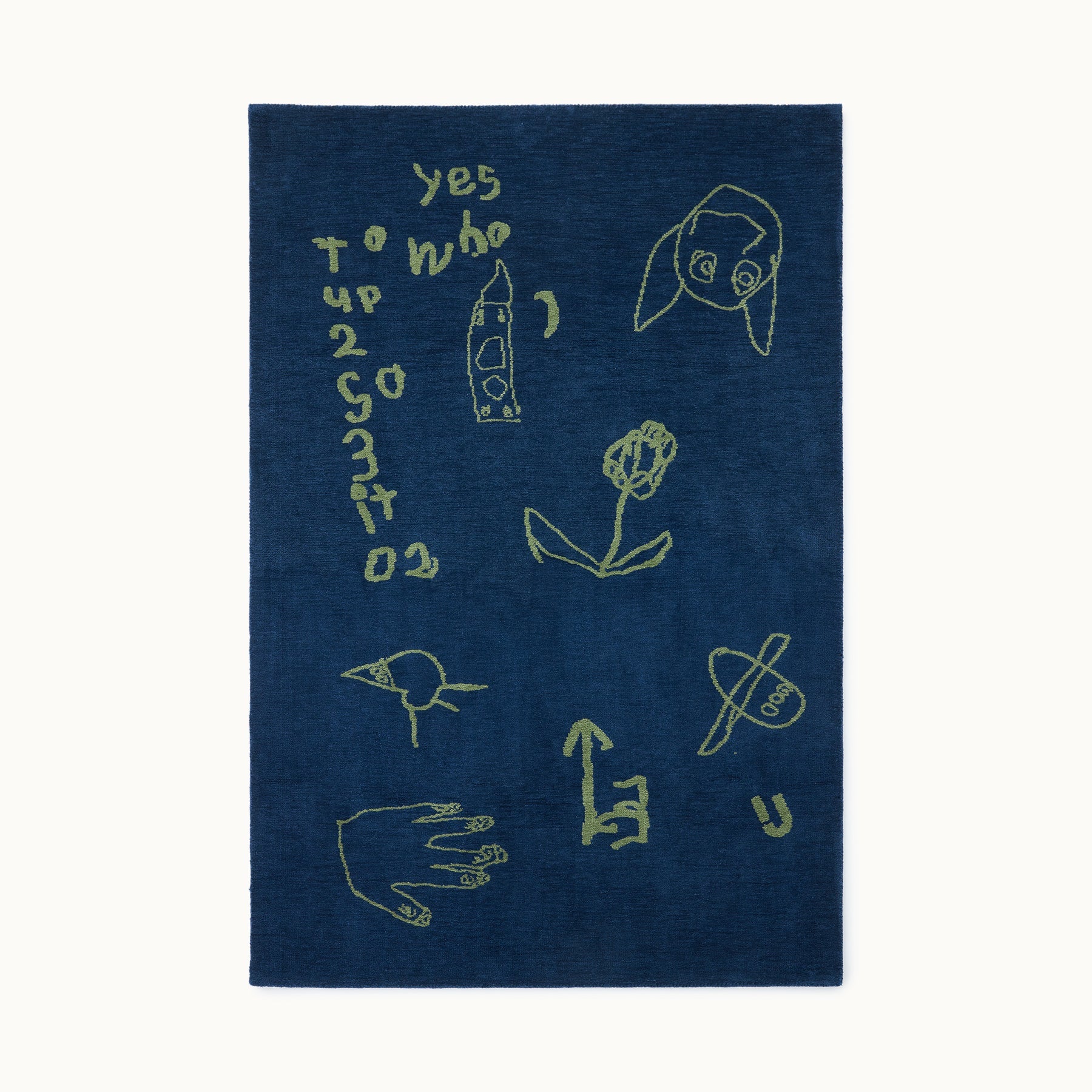 Iroiro ラグ - Navy -